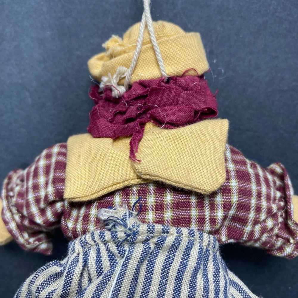 Primitive Folk Art Doll‎ Stuffed Country Farmhouse Rustic Americana Decor